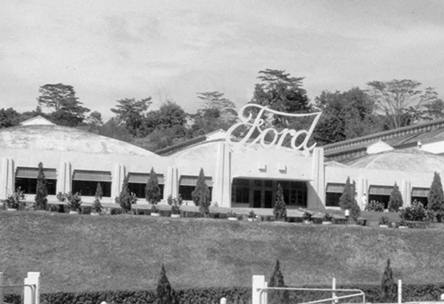 Old photograph of the Former Ford Factory